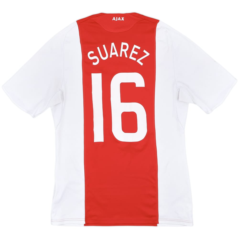 2008-09 Ajax Home Shirt Suarez #16 - 4/10 - (M)