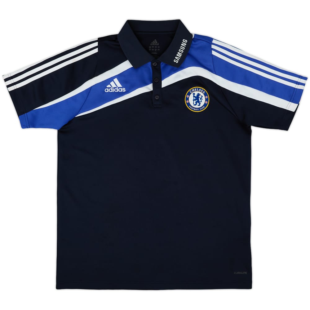 2009-10 Chelsea adidas Polo Shirt - 9/10 - (L)
