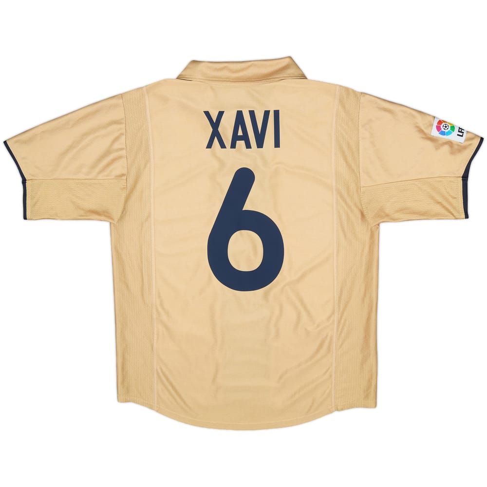 2001-03 Barcelona Away Shirt Xavi #6 - 9/10 - (L)