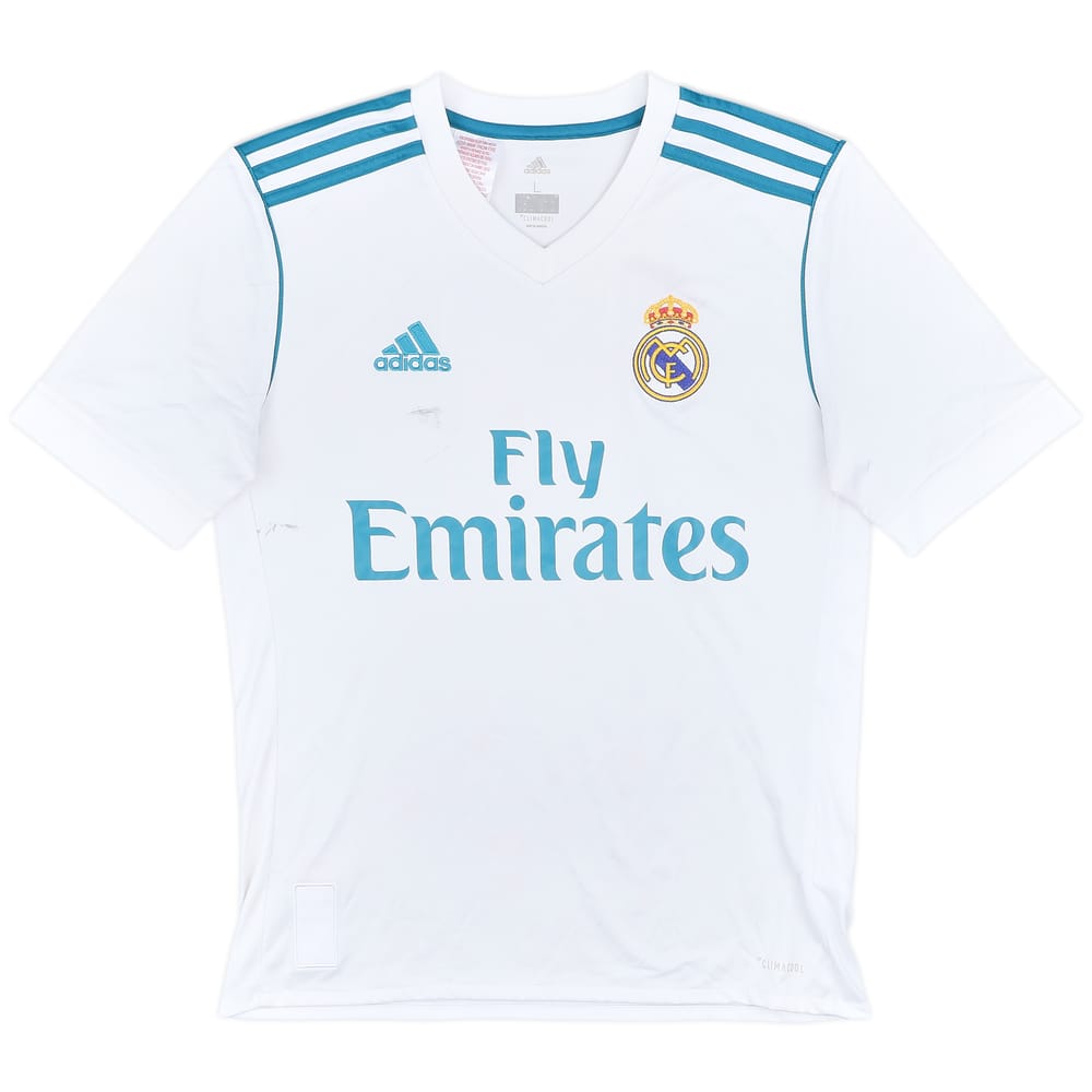 2017-18 Real Madrid Home Shirt - 6/10 - (L.Boys)