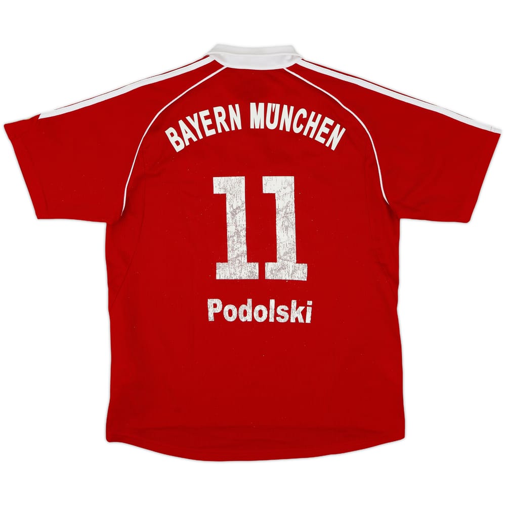 2006-07 Bayern Munich Home Shirt Podolski #11 - 6/10 - (XL.Boys)