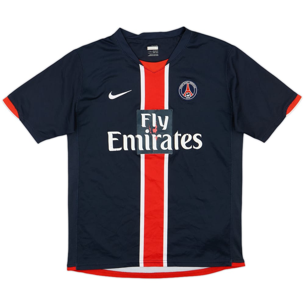 2008-09 Paris Saint-Germain Home Shirt - 4/10 - (L.Boys)