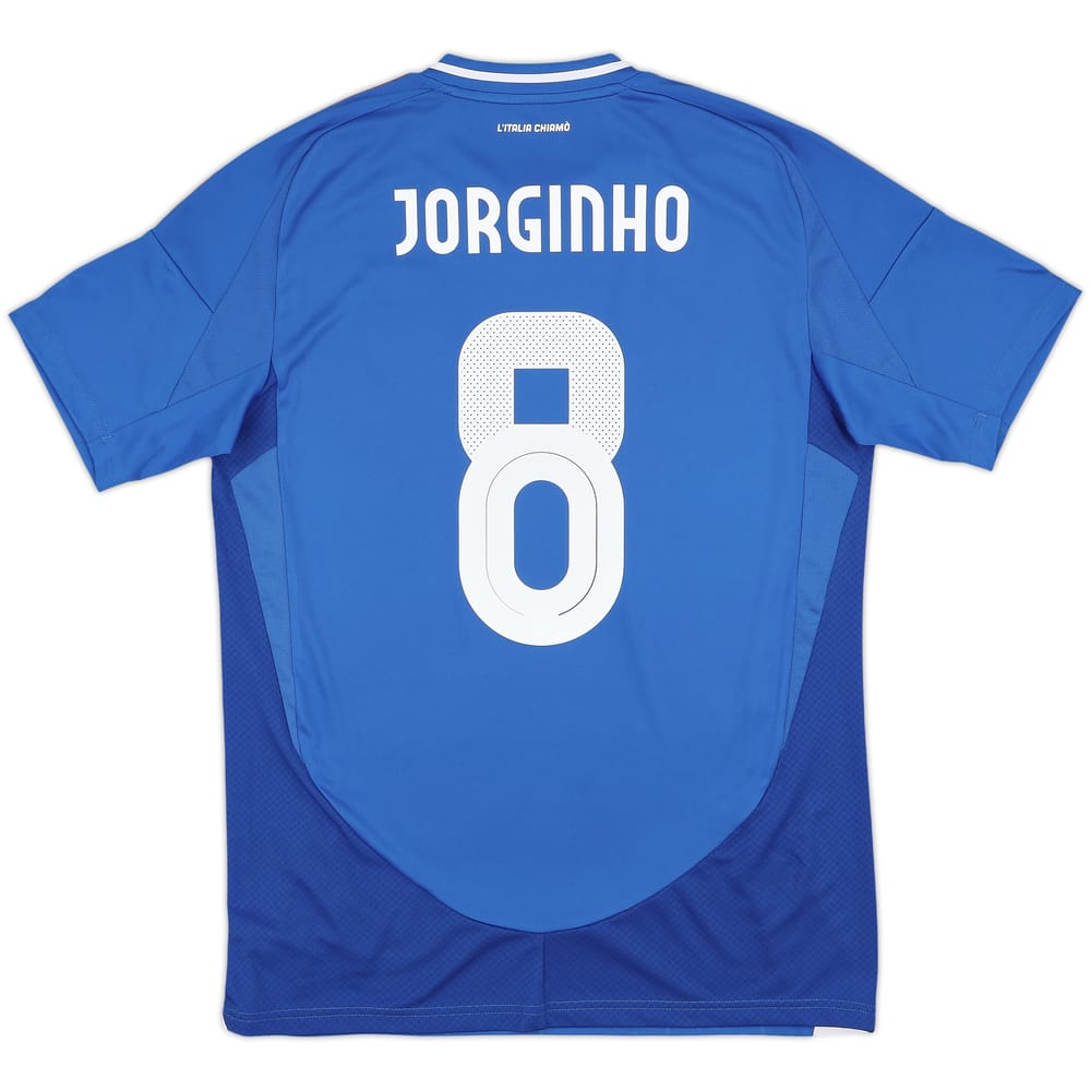 2024-25 Italy Home Shirt Jorginho #8 - 10/10 - (M)