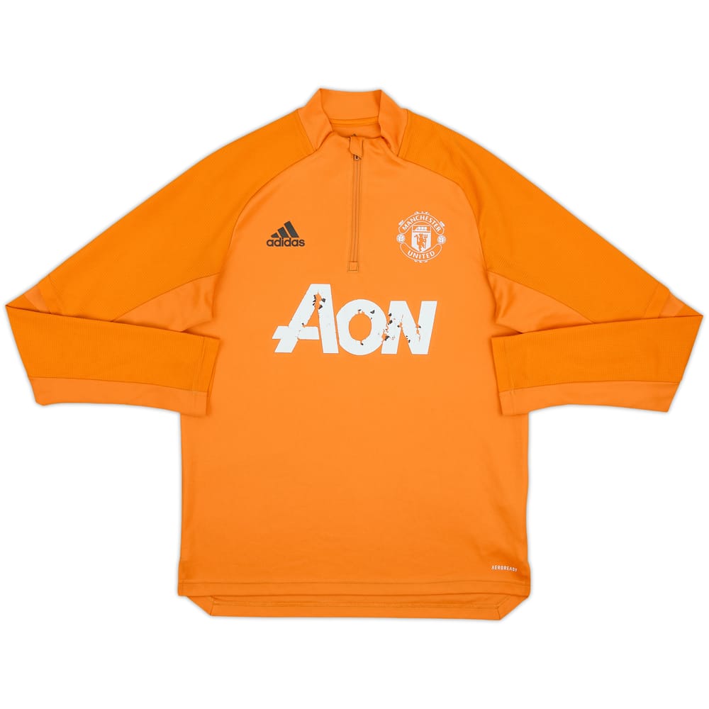 2020-21 Manchester United adidas 1/4 Zip Drill Top - 4/10 - (M)