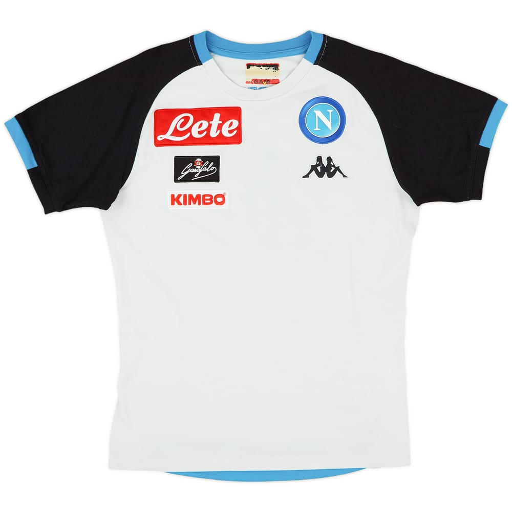 2018-19 Napoli Kappa Cotton Tee - 7/10 - (S)