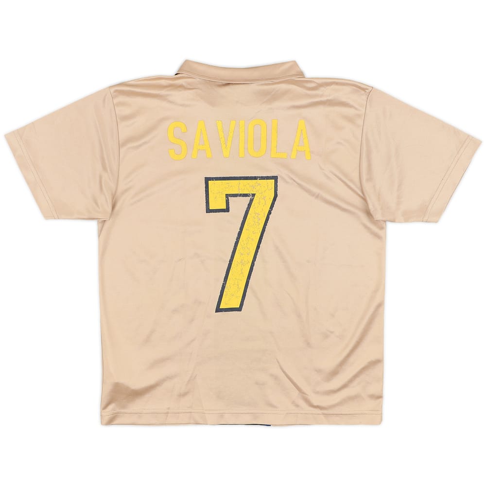 2001-03 Barcelona Away Shirt Saviola #7 - 5/10 - (L.Boys)