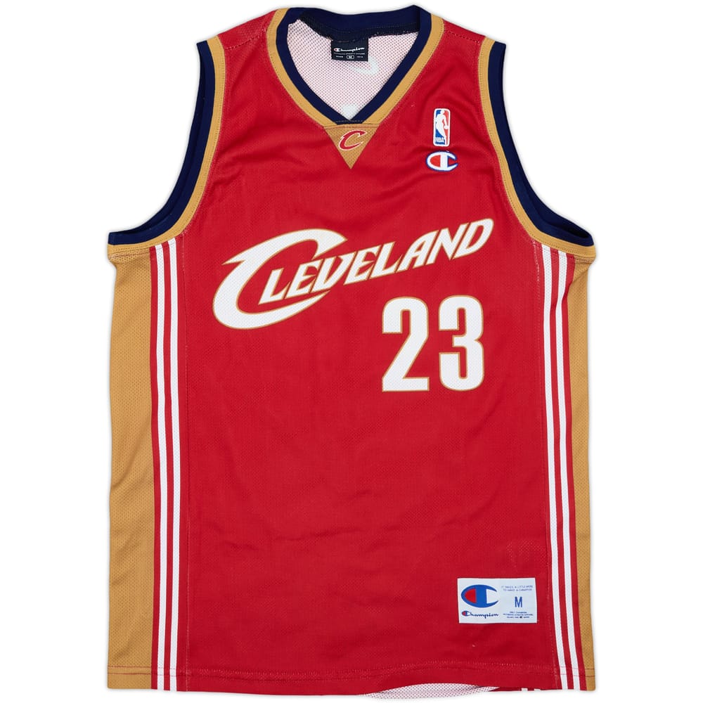 2003-10 Cleveland Cavaliers James #23 Champion Away Jersey - 7/10 - (M)