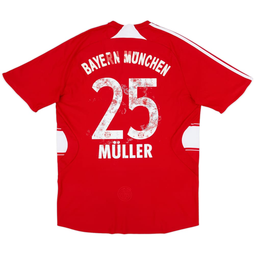 2008-09 Bayern Munich Home Shirt Muller #25 - 4/10 - (M)