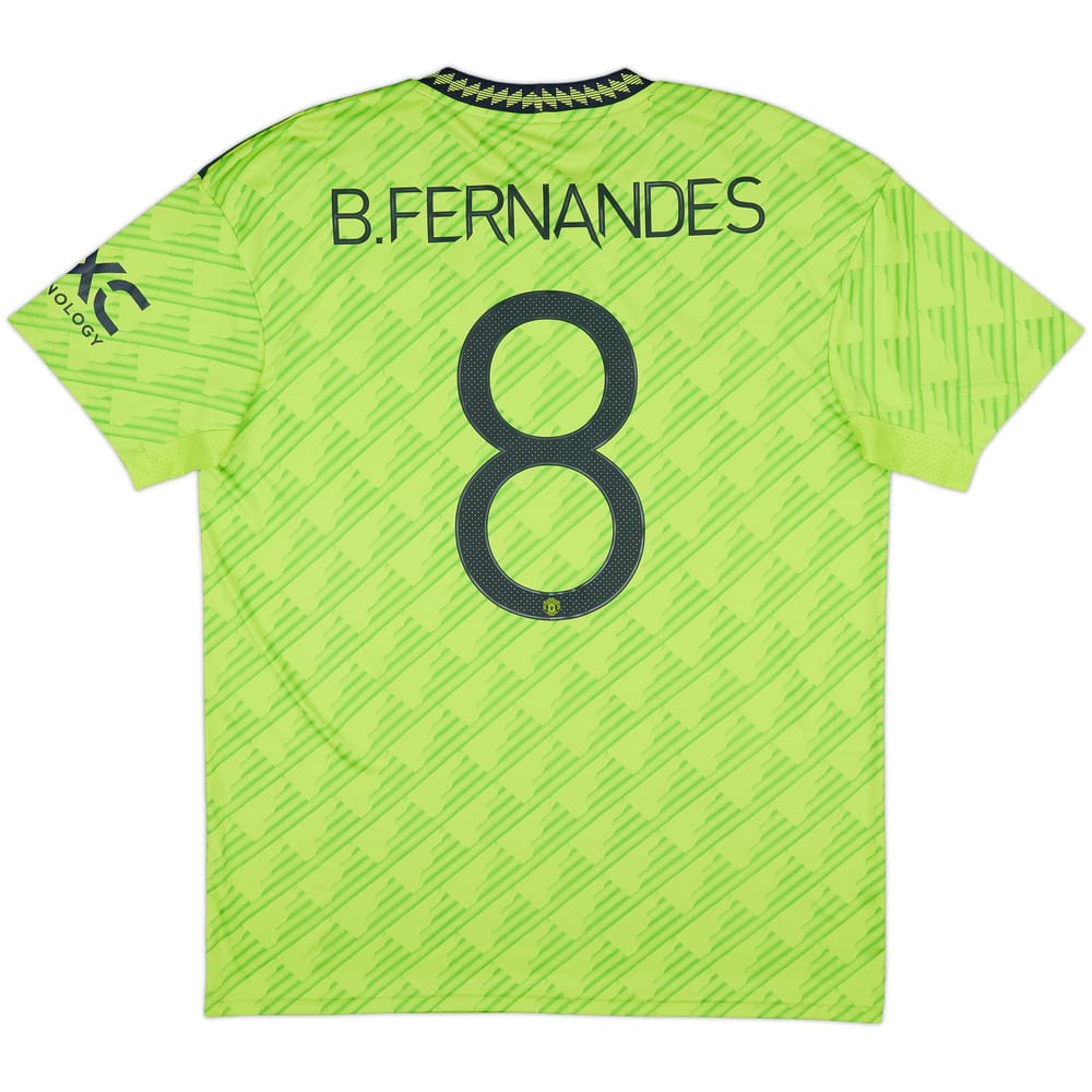 2022-23 Manchester United Third Shirt B.Fernandes #8 - 8/10 - (S)