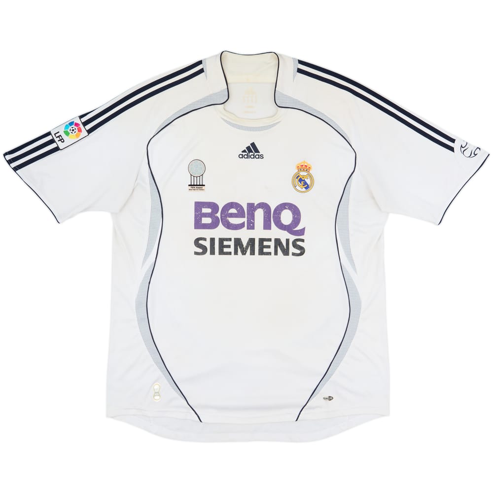 2006-07 Real Madrid Home Shirt - 4/10 - (XL)