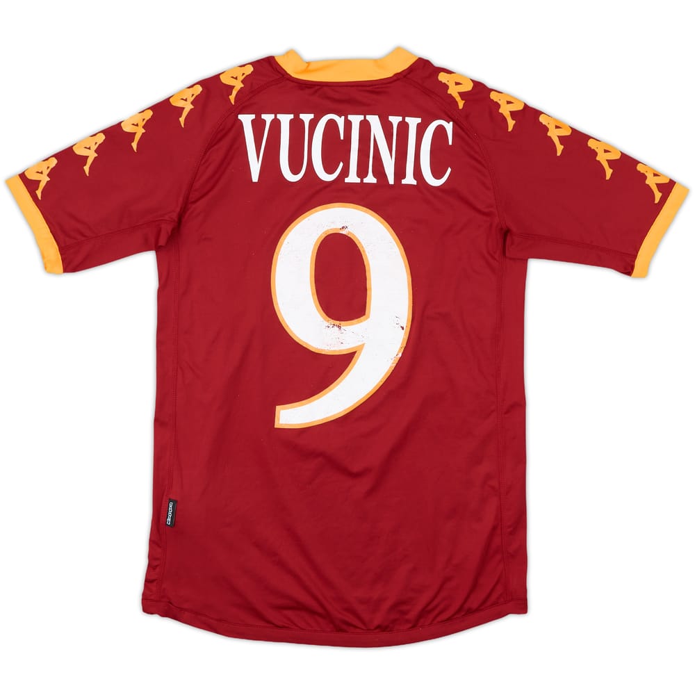 2010-11 Roma Home Shirt Vucinic #9 - 6/10 - (L.Boys)