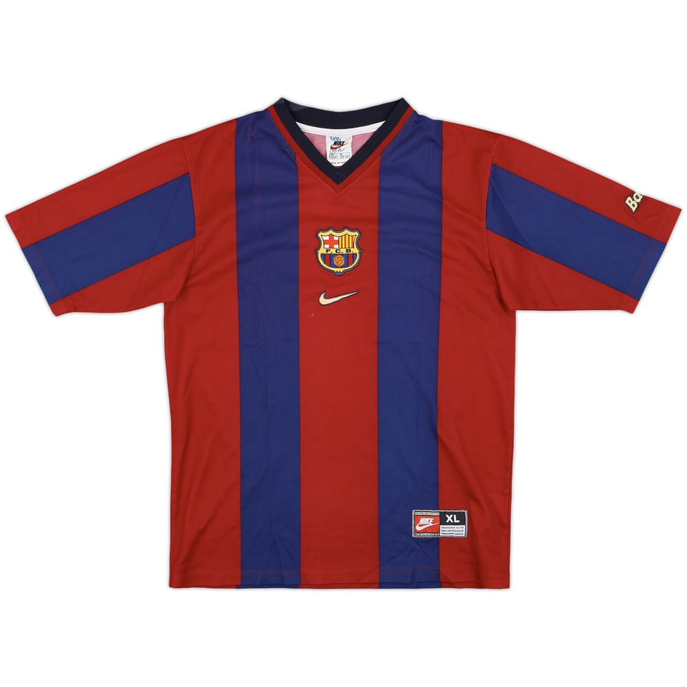 1998-00 Barcelona Basic Home Shirt - 6/10 - (XL.Boys)