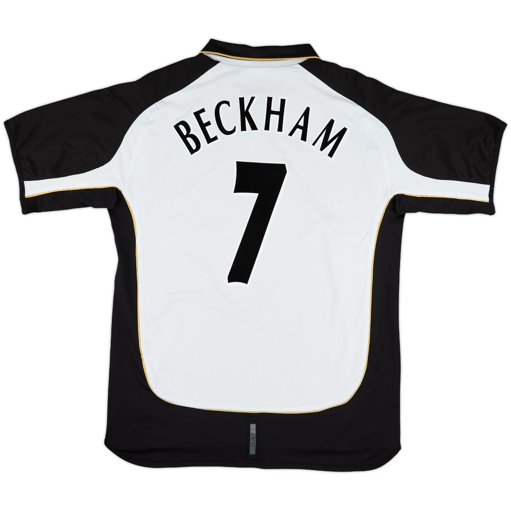 2001-02 Manchester United Centenary Away/Third Shirt Beckham #7 - 4/10 - (XL)