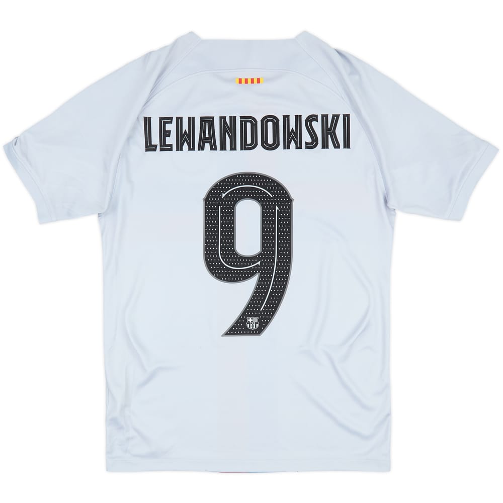 2022-23 Barcelona Third Shirt Lewandowski #9 - 7/10 - (S)