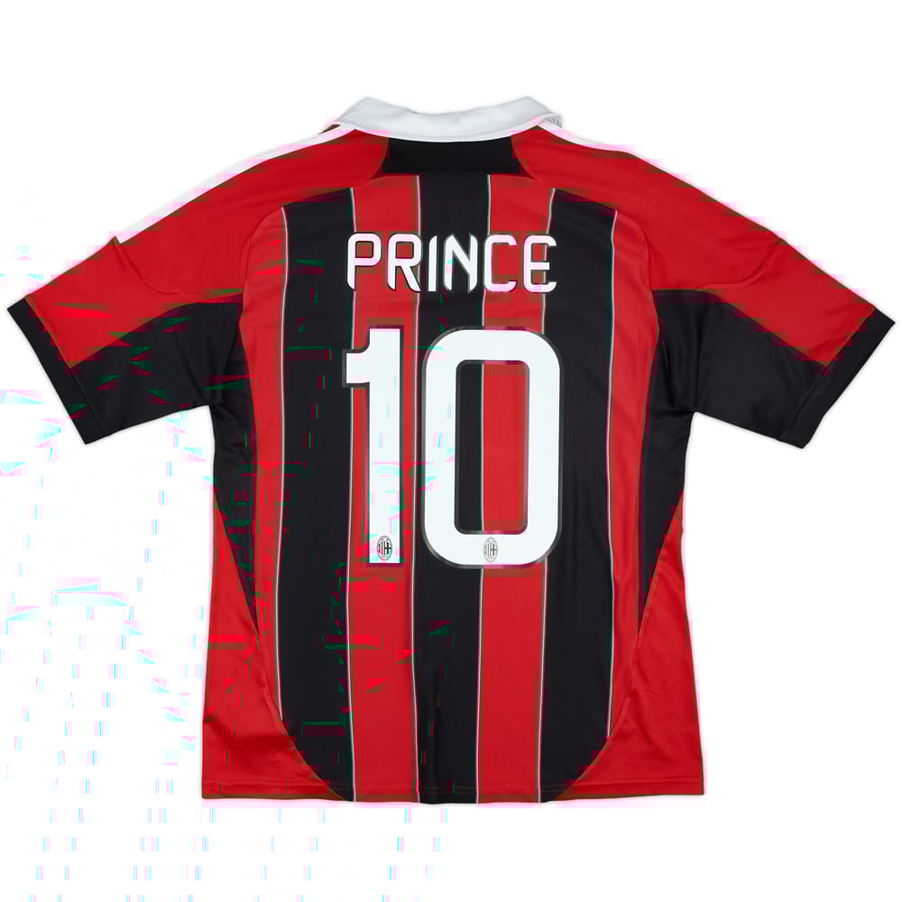 2012-13 AC Milan Home Shirt Prince #12 - 6/10 - (M)