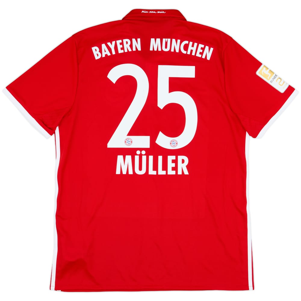 2016-17 Bayern Munich Home Shirt Muller #25 - 8/10 - (L)