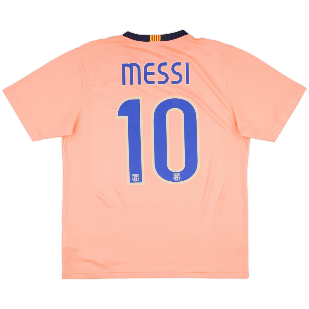 2009-10 Barcelona Basic Away Shirt Messi #10 - 6/10 - (M)