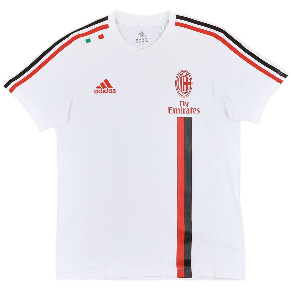 2011-12 AC Milan adidas Cotton Tee - 9/10 - (M)