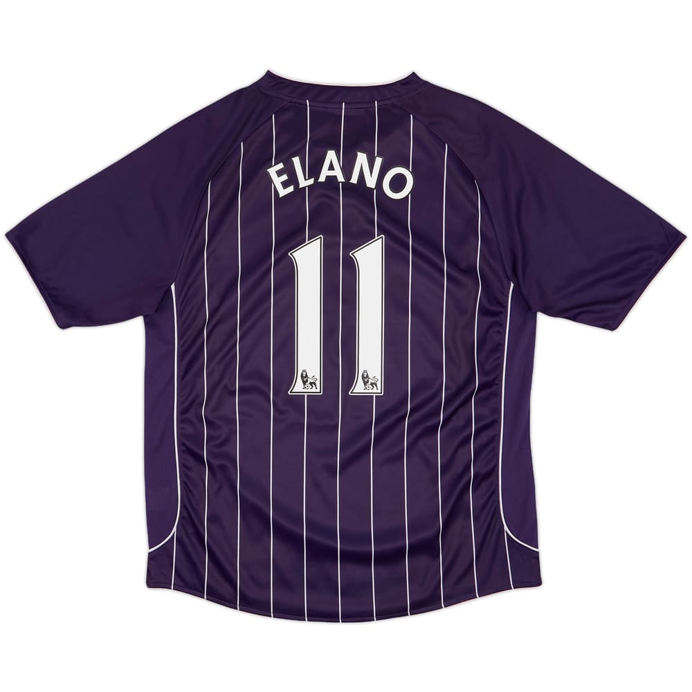 2007-08 Manchester City Away Shirt Elano #11 - 7/10 - (L)