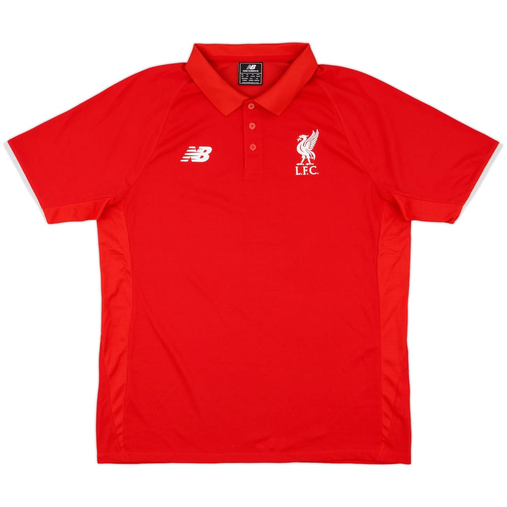 2015-16 Liverpool New Balance Polo Shirt - 8/10 - (XL)
