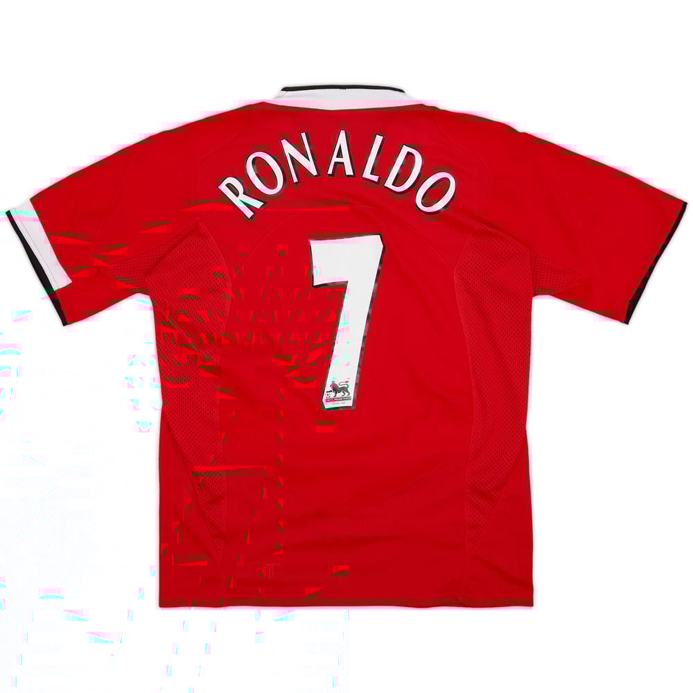2004-06 Manchester United Home Shirt Ronaldo #7 - 8/10 - (S)