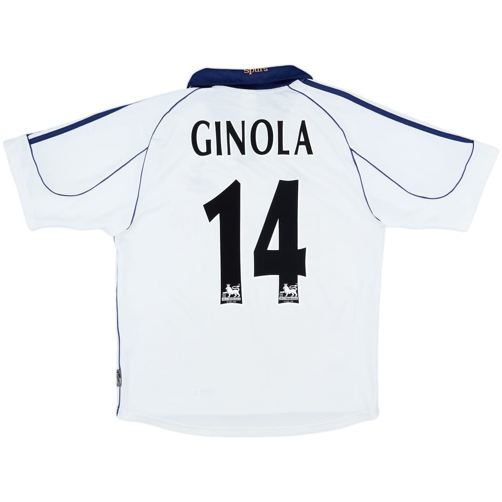 1999-01 Tottenham Home Shirt Ginola #14 - 7/10 - (M)
