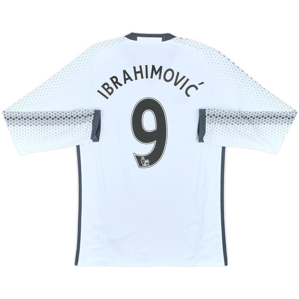 2016-17 Manchester United Third L/S Shirt Ibrahimovic #9 - 9/10 - (M)