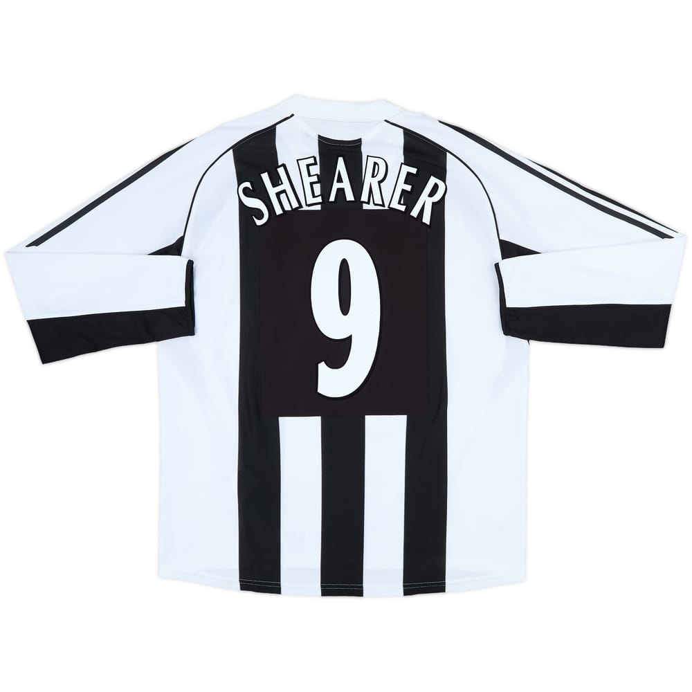 2005-07 Newcastle Home L/S Shirt Shearer #9 - 10/10 - (L)
