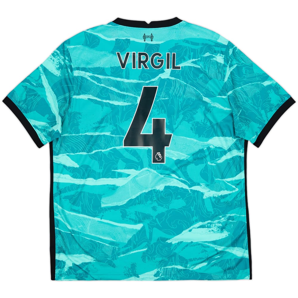 2020-21 Liverpool Away Shirt Virgil #4 - 10/10 - (XL)