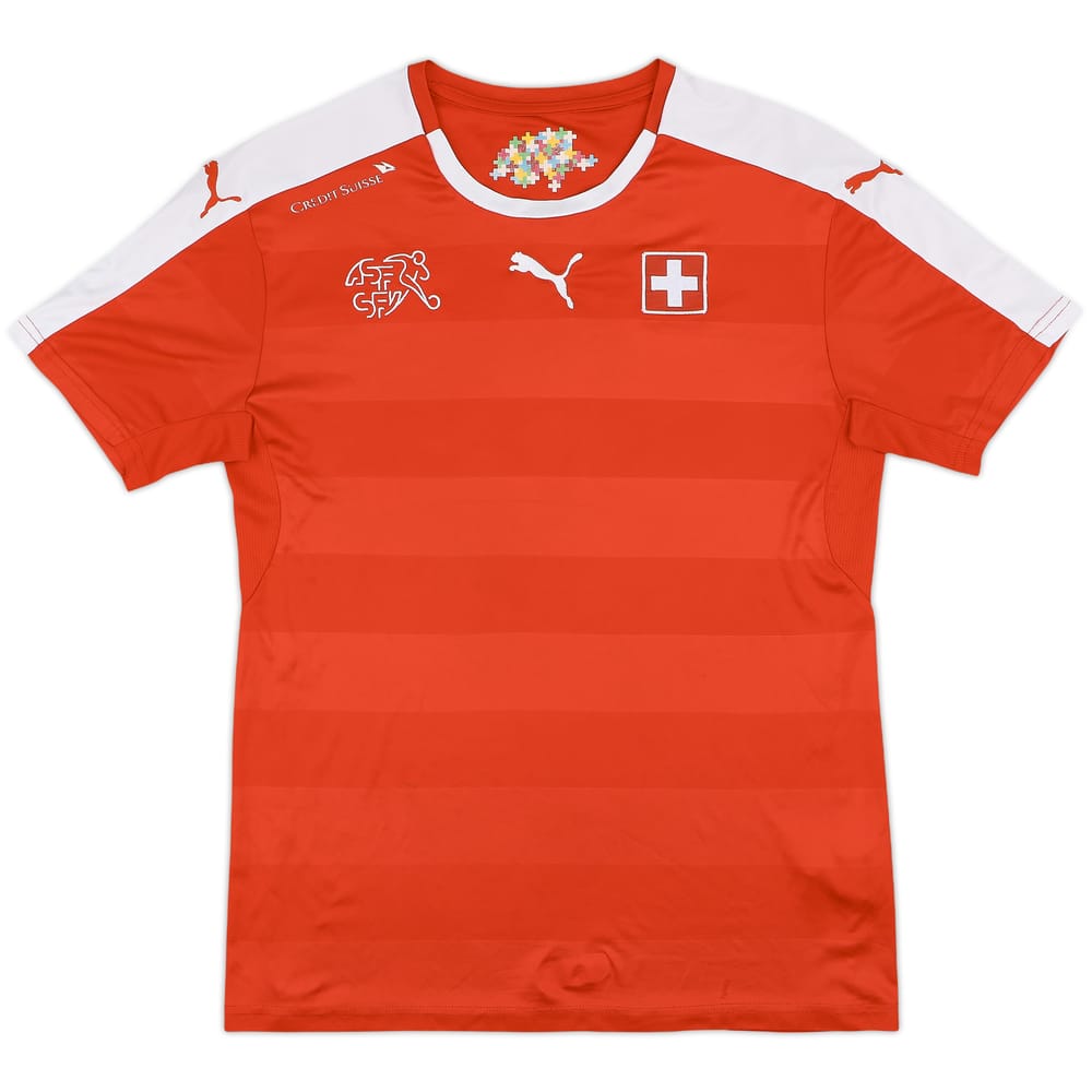2016-17 Switzerland Home Shirt - 6/10 - (M)