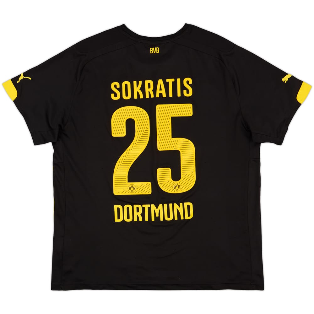 2014-16 Borussia Dortmund Away Shirt Sokratis #25 - 6/10 - (XL)