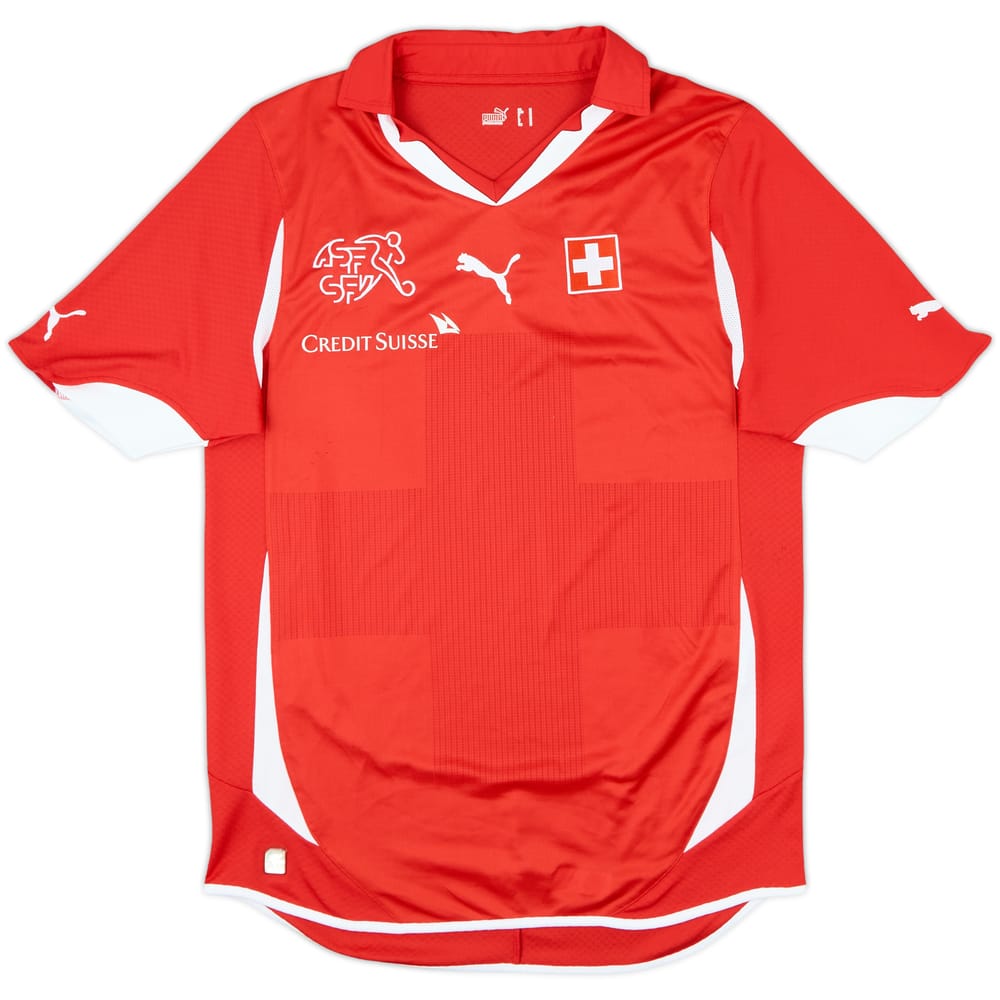 2010-11 Switzerland Home Shirt - 7/10 - (M)