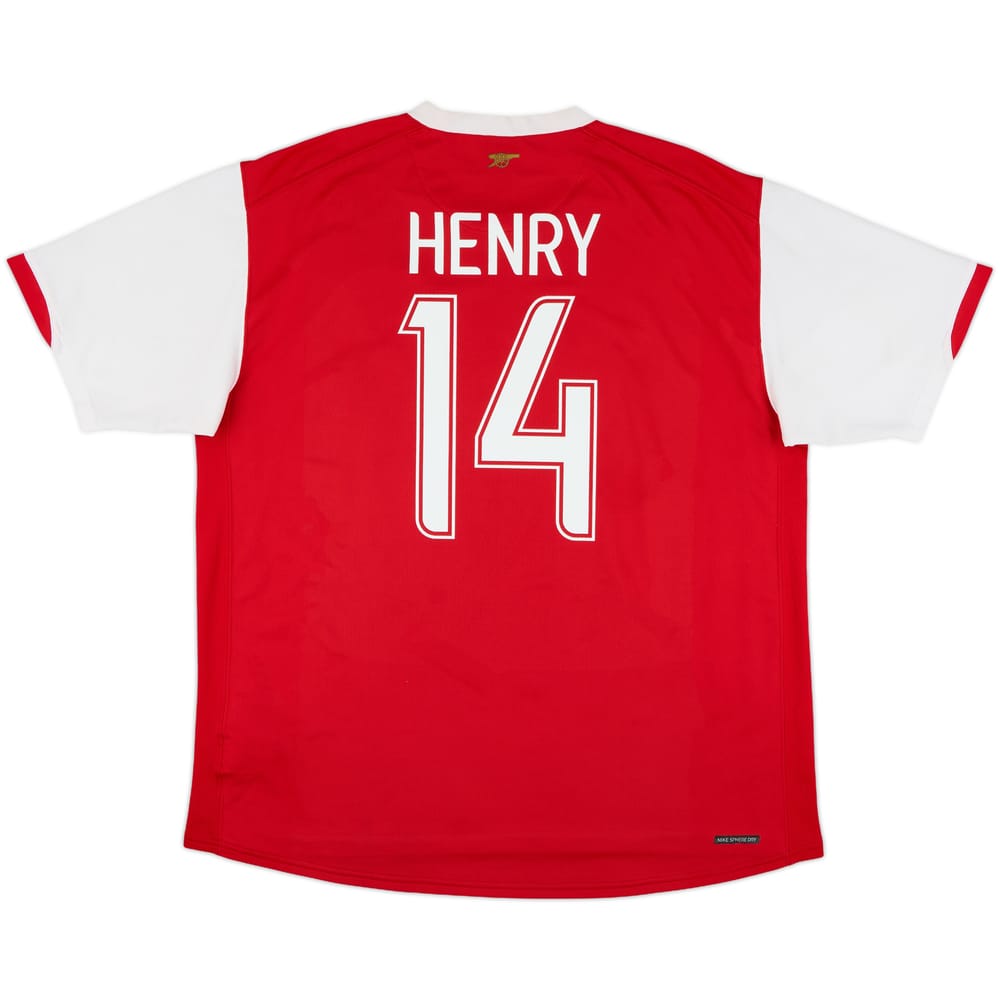 2006-08 Arsenal Home Shirt Henry #14 - 6/10 - (XL)
