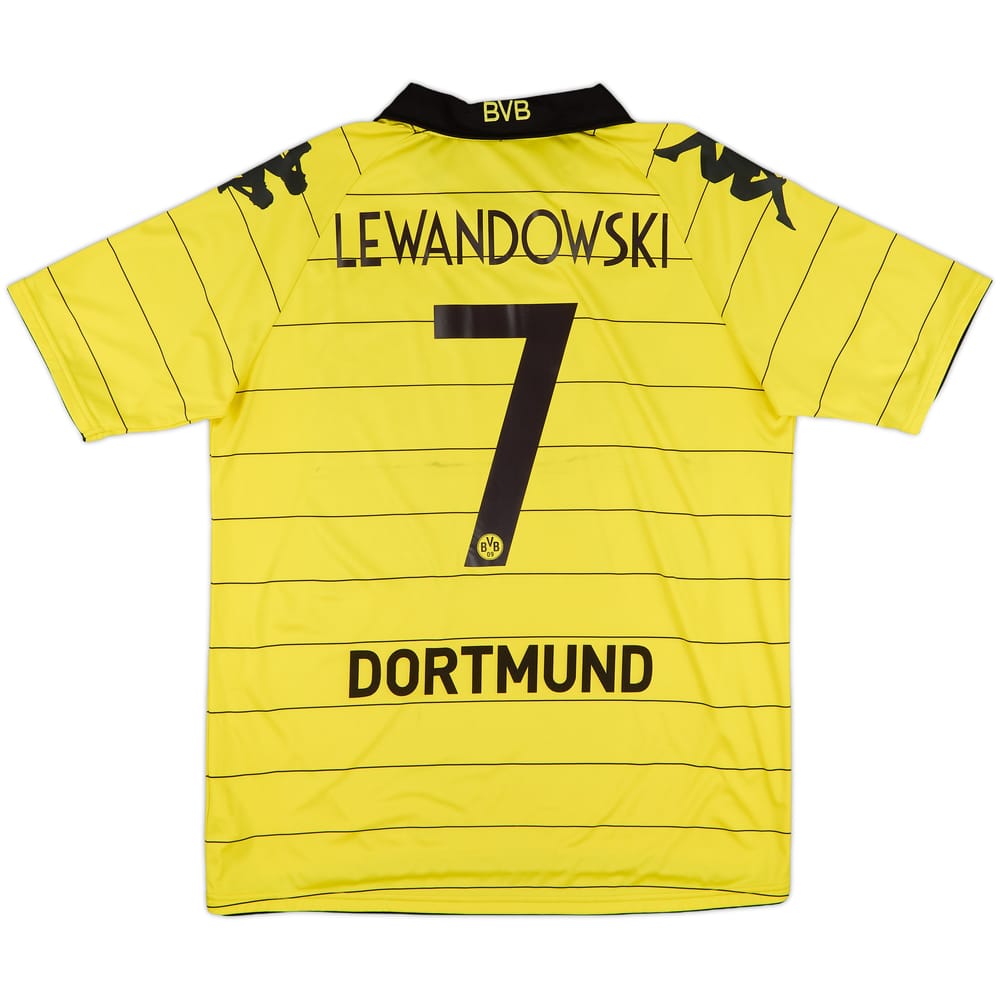 2010-11 Borussia Dortmund Home Shirt Lewandowski #7 - 7/10 - (L)