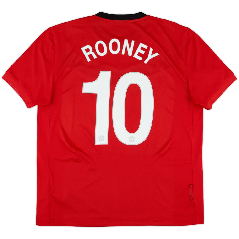 2009-10 Manchester United Home Shirt Rooney #10 - 5/10 - (XL)