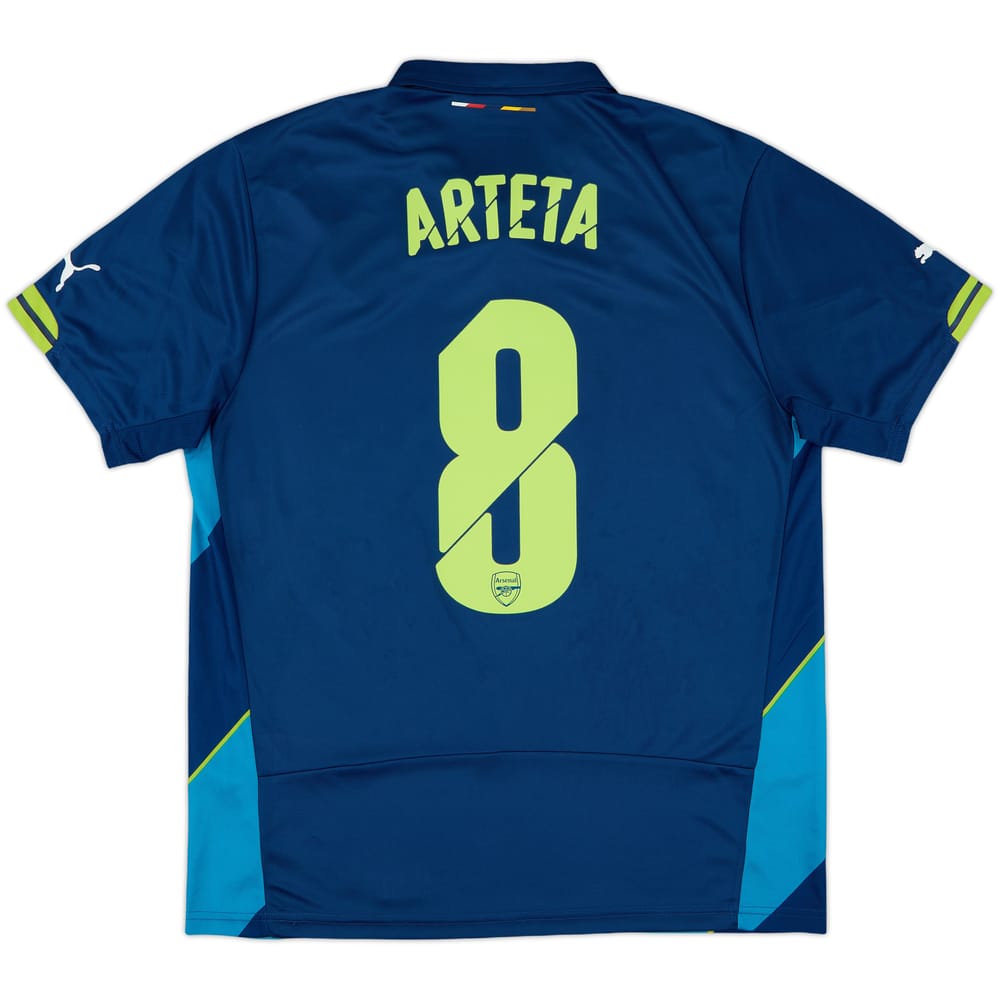2014-15 Arsenal Third Shirt Arteta #8 - 8/10 - (L)