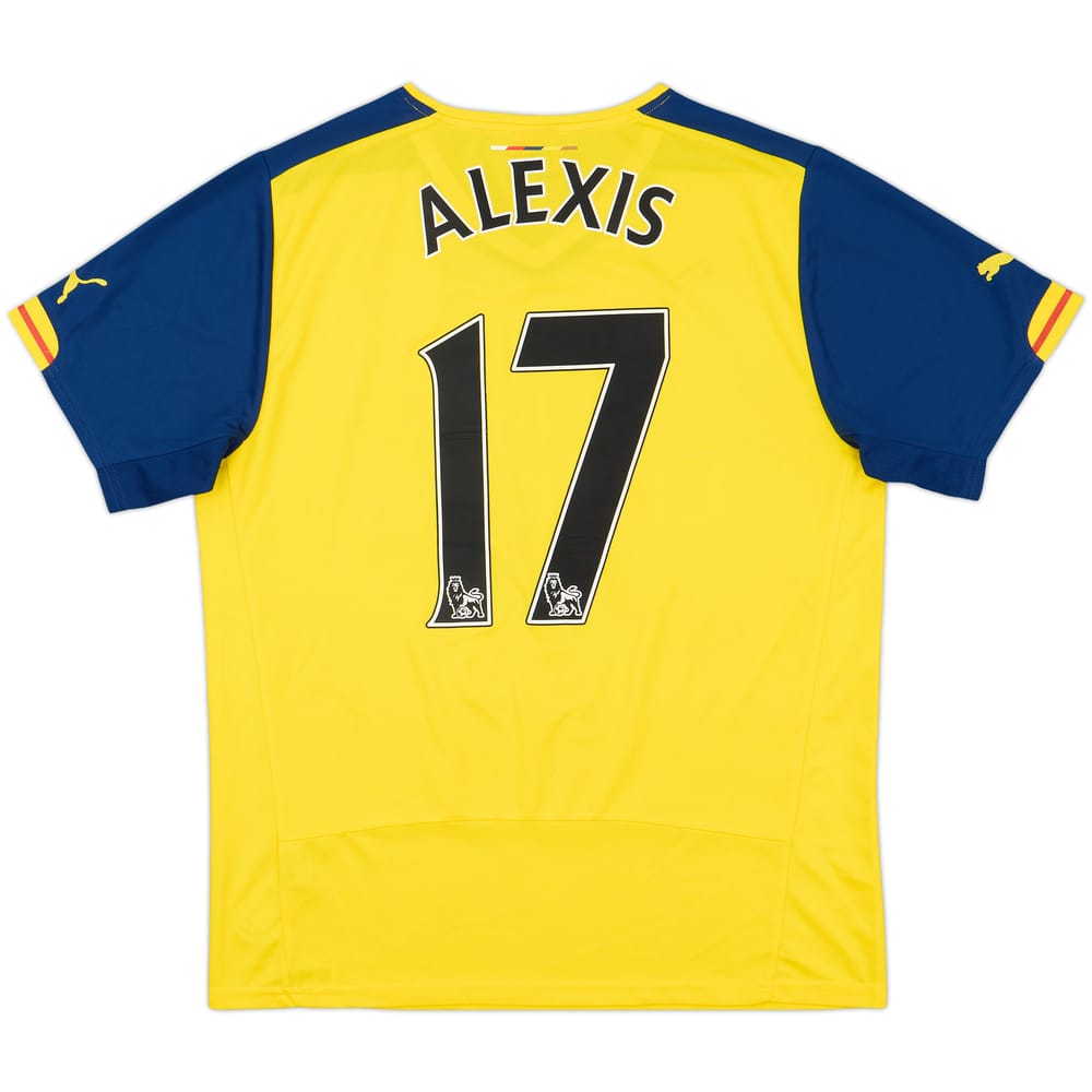 2014-15 Arsenal Away Shirt Alexis #17 - 4/10 - (L)