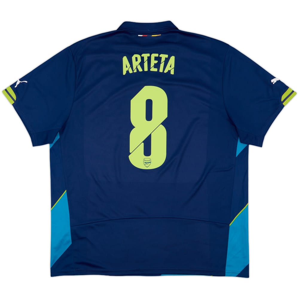 2014-15 Arsenal Third Shirt Arteta #8 - 9/10 - (XXL)