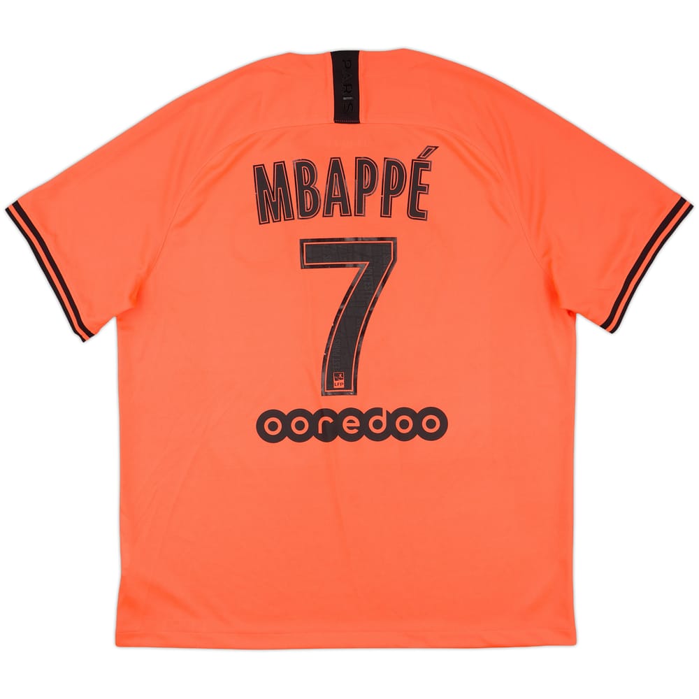 2019-20 Paris Saint-Germain Away Shirt Mbappe #7 - 7/10 - (XL)
