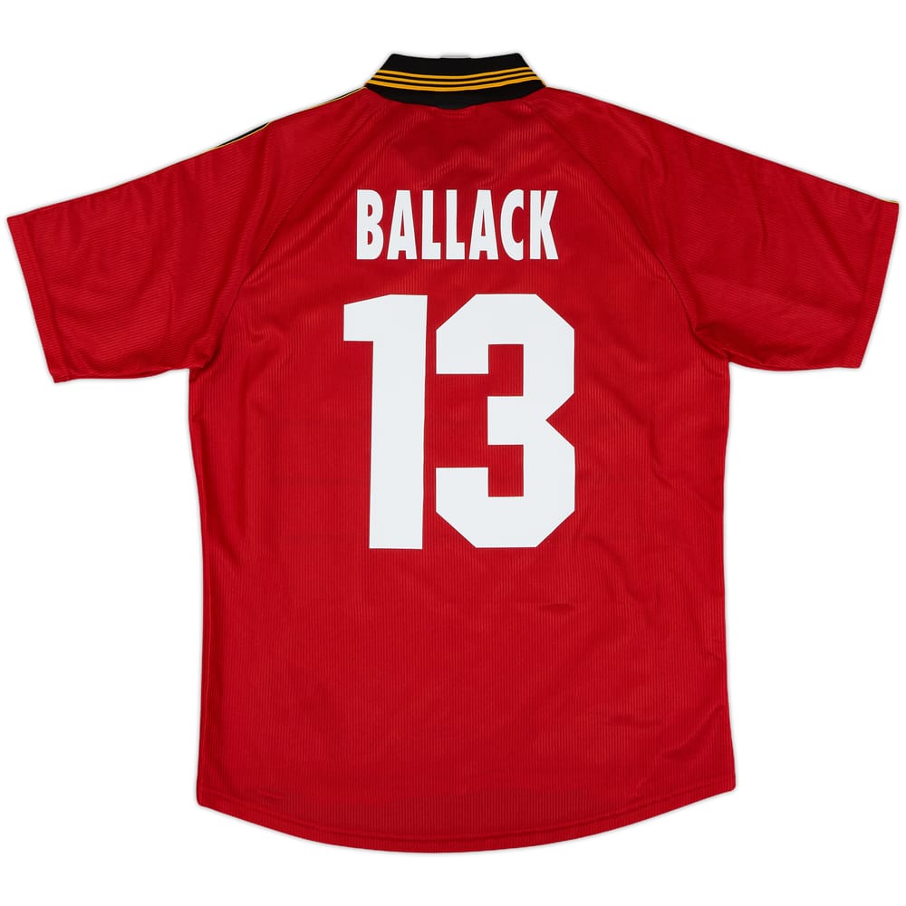 1998-00 Bayer Leverkusen Home Shirt Ballack #13 - 8/10 - (M)