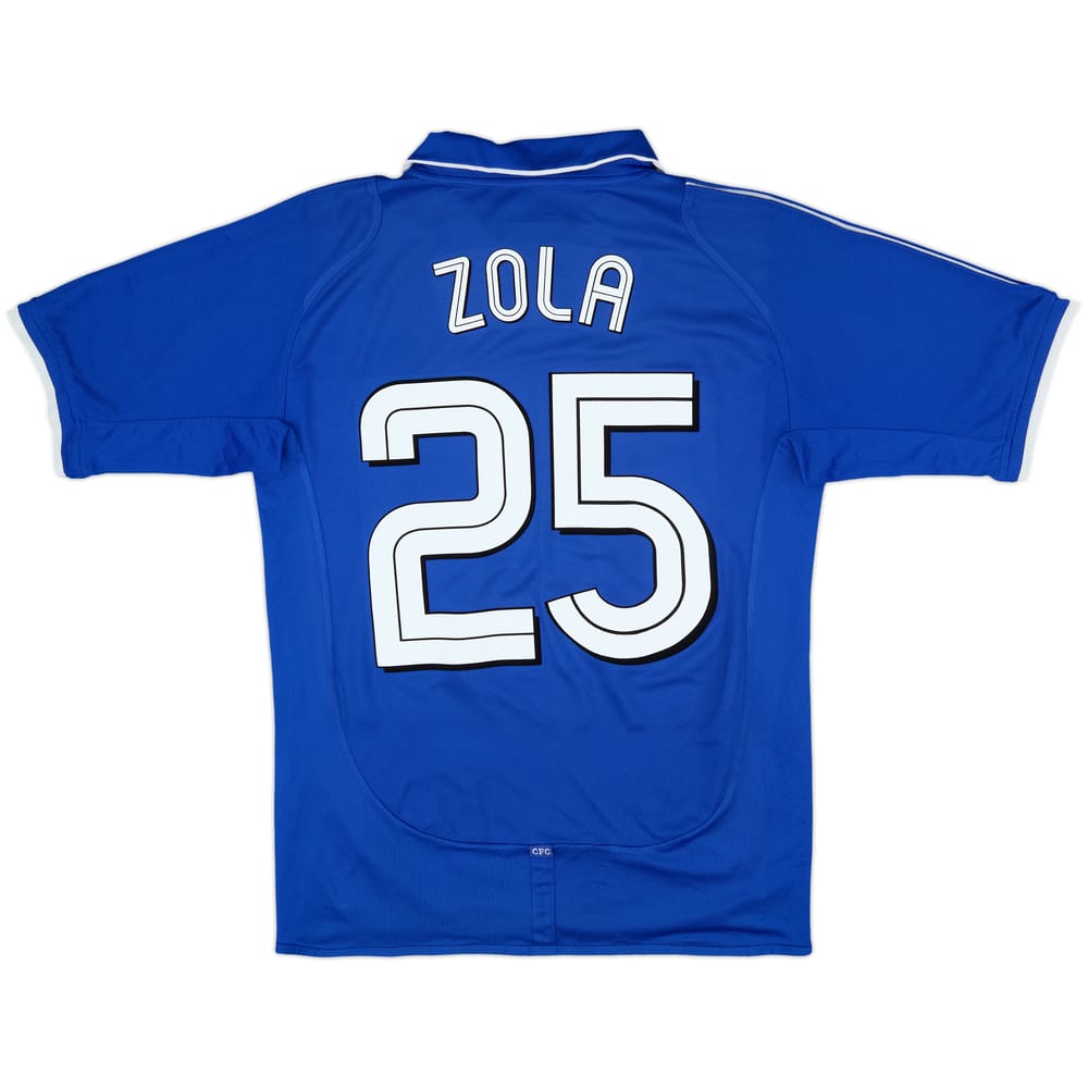 2001-03 Chelsea Home Shirt Zola #25 - 8/10 - (S)