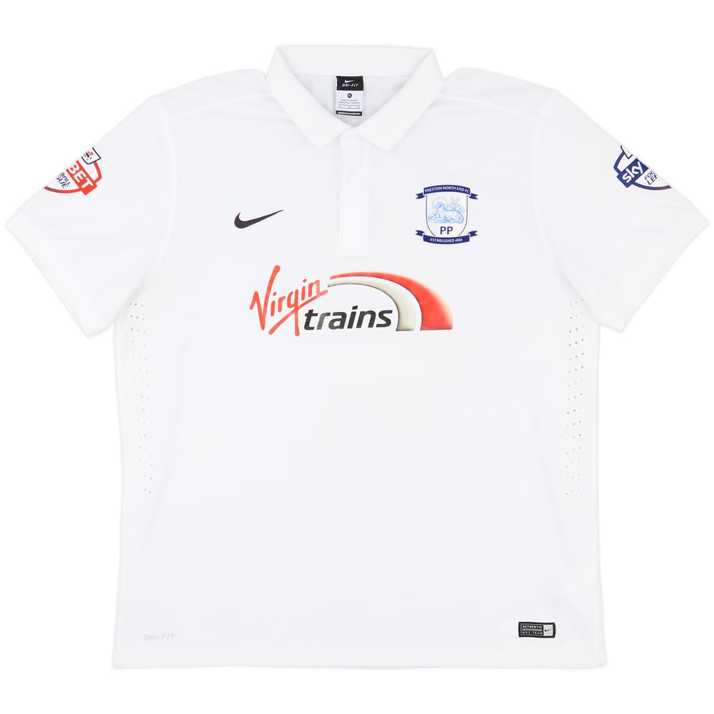 2014-15 Preston Home Shirt - 8/10 - (XL)