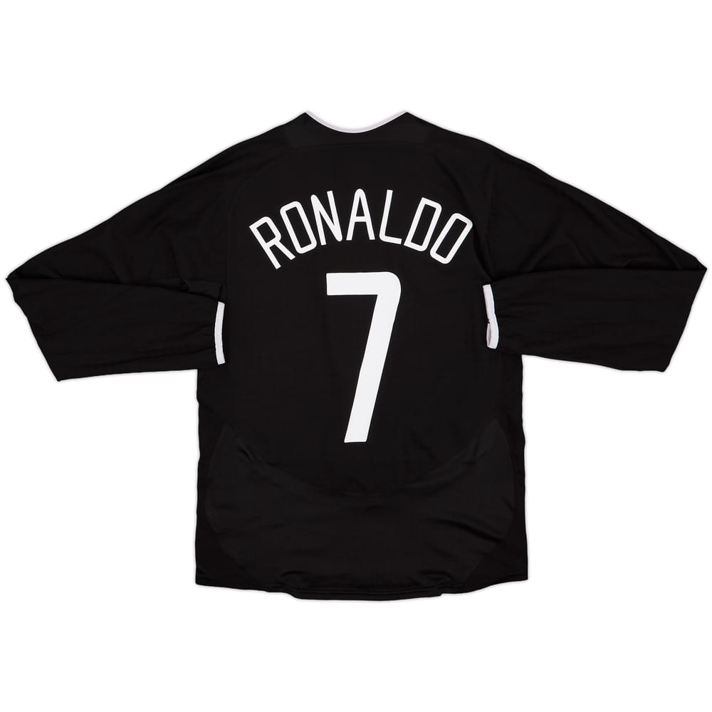 2003-05 Manchester United Away L/S Shirt Ronaldo #7 - 8/10 - (S)