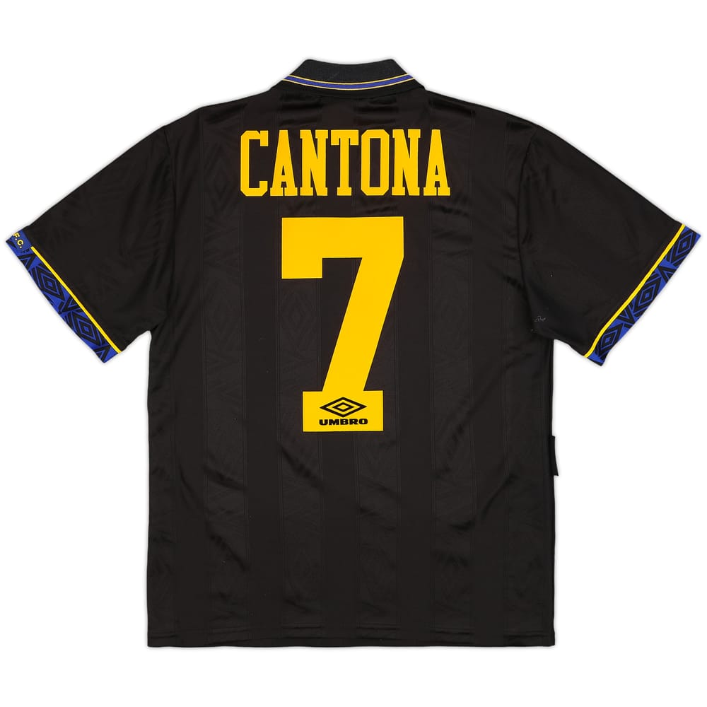 1993-95 Manchester United Away Shirt Cantona #7 - 8/10 - (S)