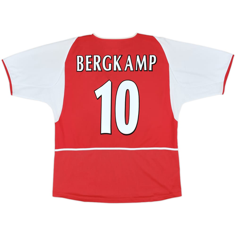 2002-04 Arsenal Home Shirt Bergkamp #10 - 7/10 - (XL)