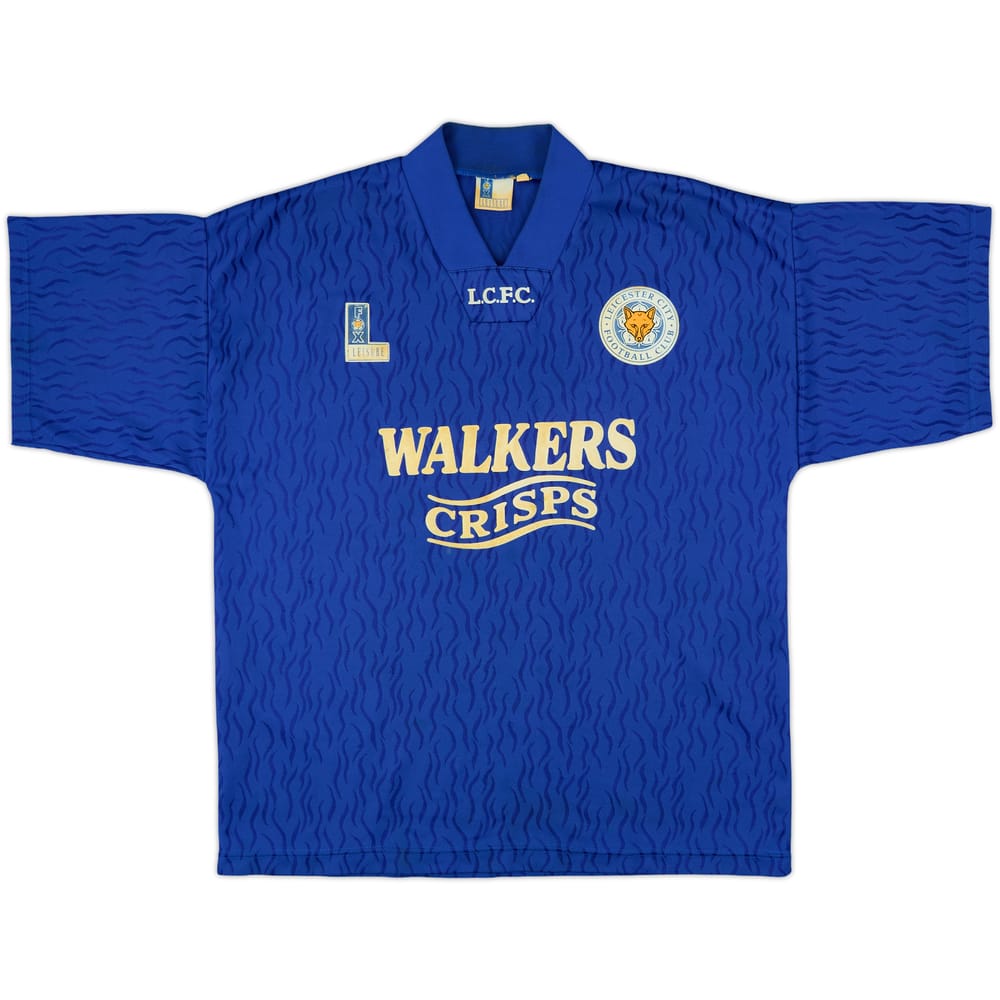 1992-94 Leicester Home Shirt - 8/10 - (L)