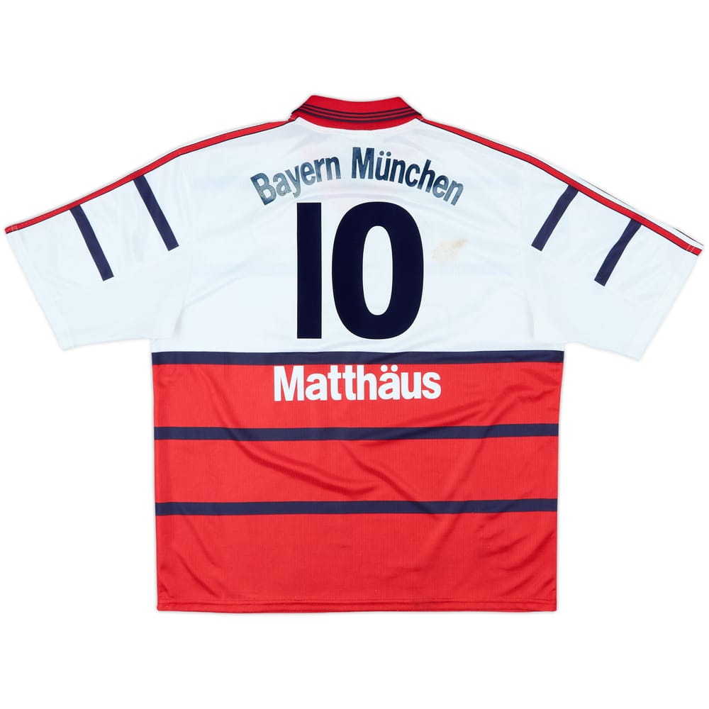 1998-00 Bayern Munich Away Shirt Matthaus #10 - 5/10 - (XL)
