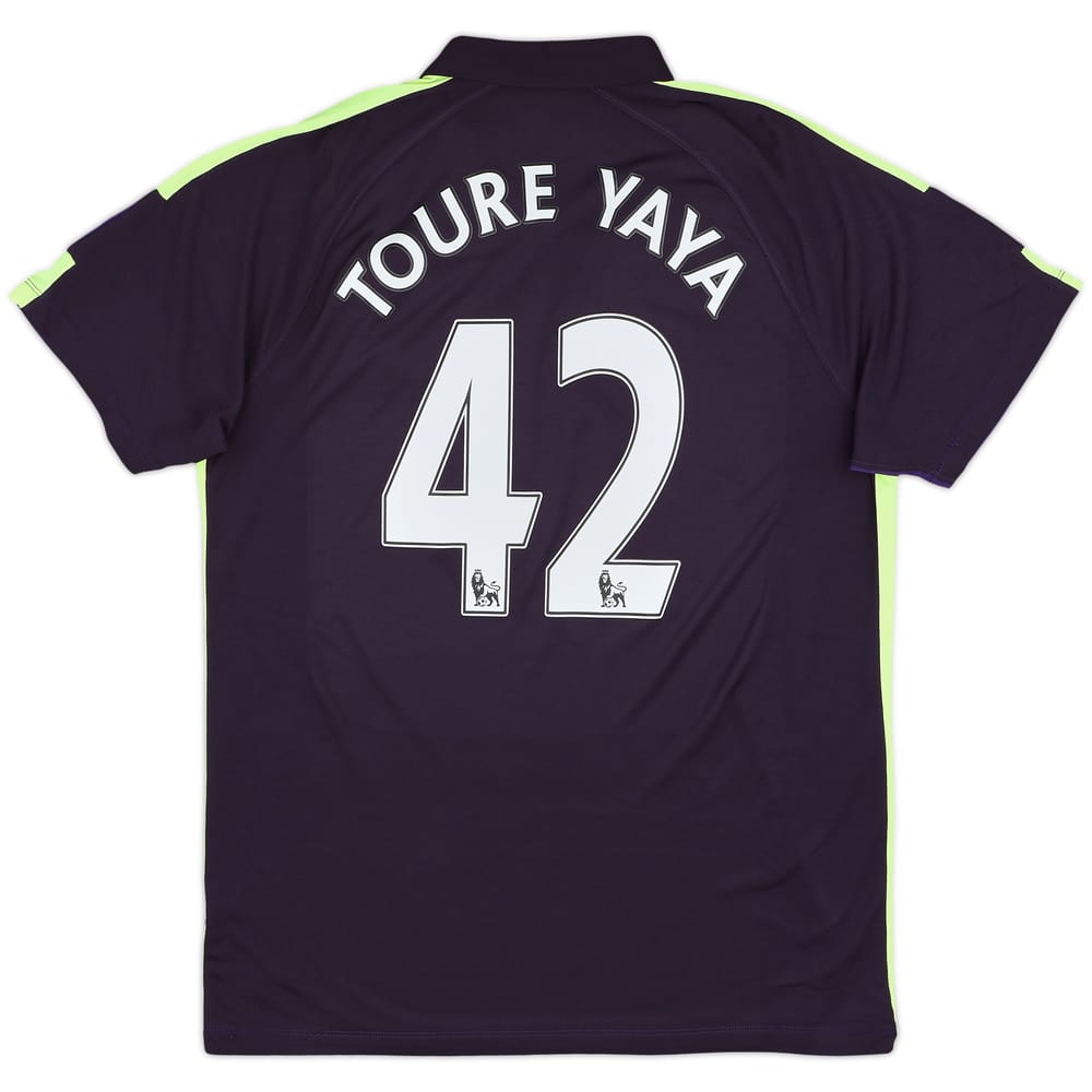 2014-15 Manchester City Third Shirt Toure Yaya #42 - 6/10 - (XL)