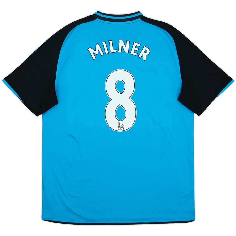 2008-09 Aston Villa Away Shirt Milner #8 - 7/10 - (L)