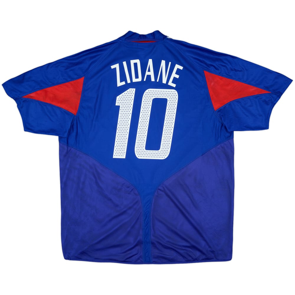 2004-06 France Home Shirt Zidane #10 - 10/10 - (XL)